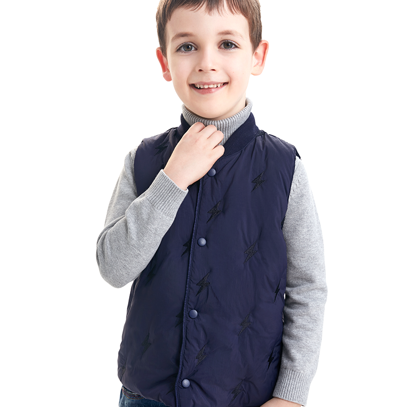 男童羽绒马甲价格走势及评价推荐