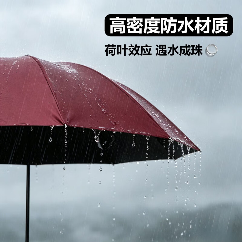 CRHMMFLF140cm特大号抗暴风雨雨伞加大加固加粗晴两用太阳儿童雨伞防晒伞 【140cm特大号抗暴风雨加大加固加粗-星耀黑