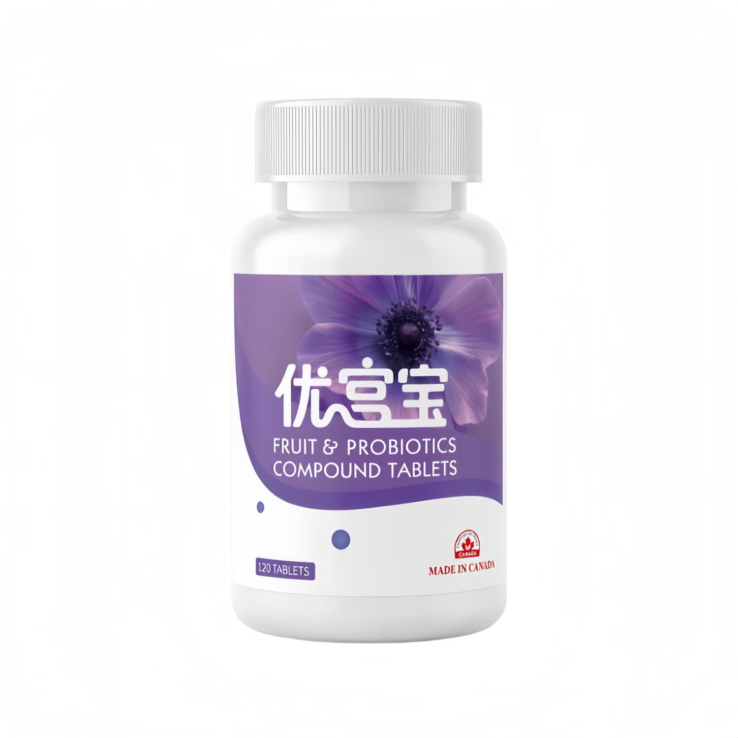 国和堂德瑞寿备孕试管果菌片优宫宝益生菌复合片多重提取物孕前营养素 120粒*1瓶