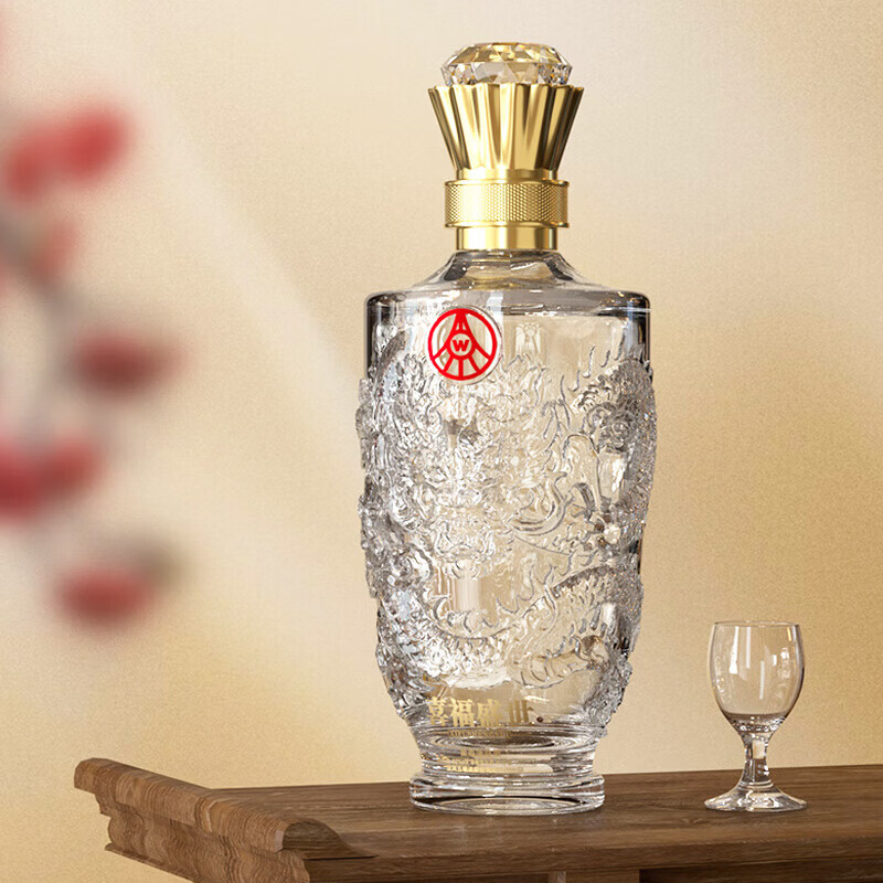 五粮浓香喜福盛世龙腾鸿运 浓香型白酒 52度500ml*2瓶送礼礼品 52度 500mL 6瓶 喜福盛世龙腾鸿运