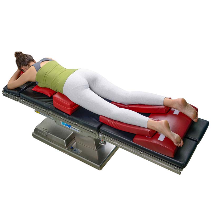 俯卧位手术体位垫蒙泰apn头圈胸垫手术室院防褥疮 红色 均码