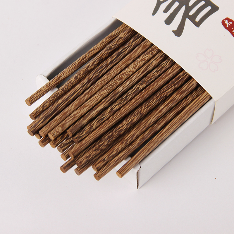 木上 木筷子天然无漆日式日本礼品筷家用鸡翅木筷子10双套装 10双精品