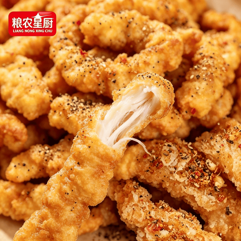 粮农星厨 鸡排 空气炸锅半成品食材油炸生鲜预制菜 农家小酥肉1号1000g