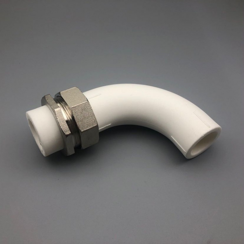 4分ppr外丝铜活接大弯20/25/32水管管件分1寸大流量顺水内丝弯头 ppr