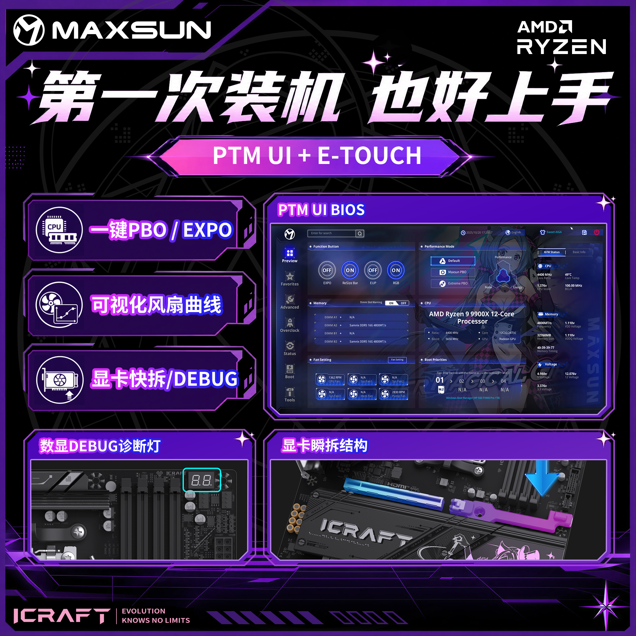 铭瑄 iCraft B850 AIGA瑷珈 图 8
