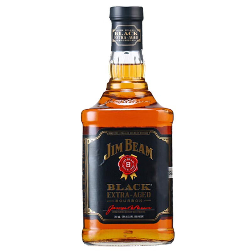 金宾（Jim Beam）洋酒 美国黑牌波本威士忌 700mljaaamdegomw