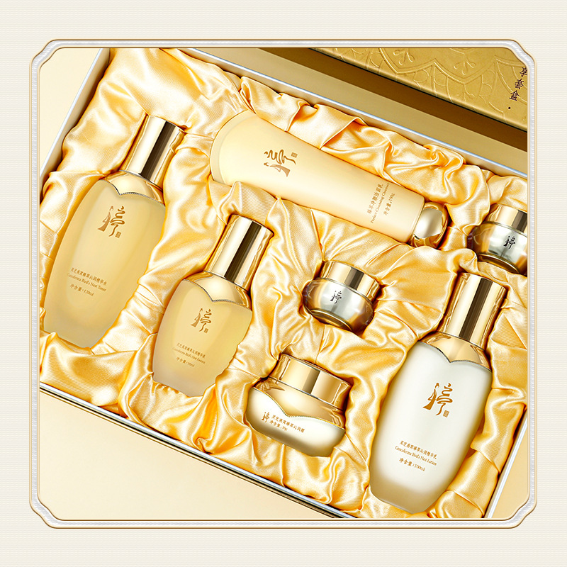 温婷灵芝燕窝沁润臻享套盒 滋润焕活紧致修护护肤品套装