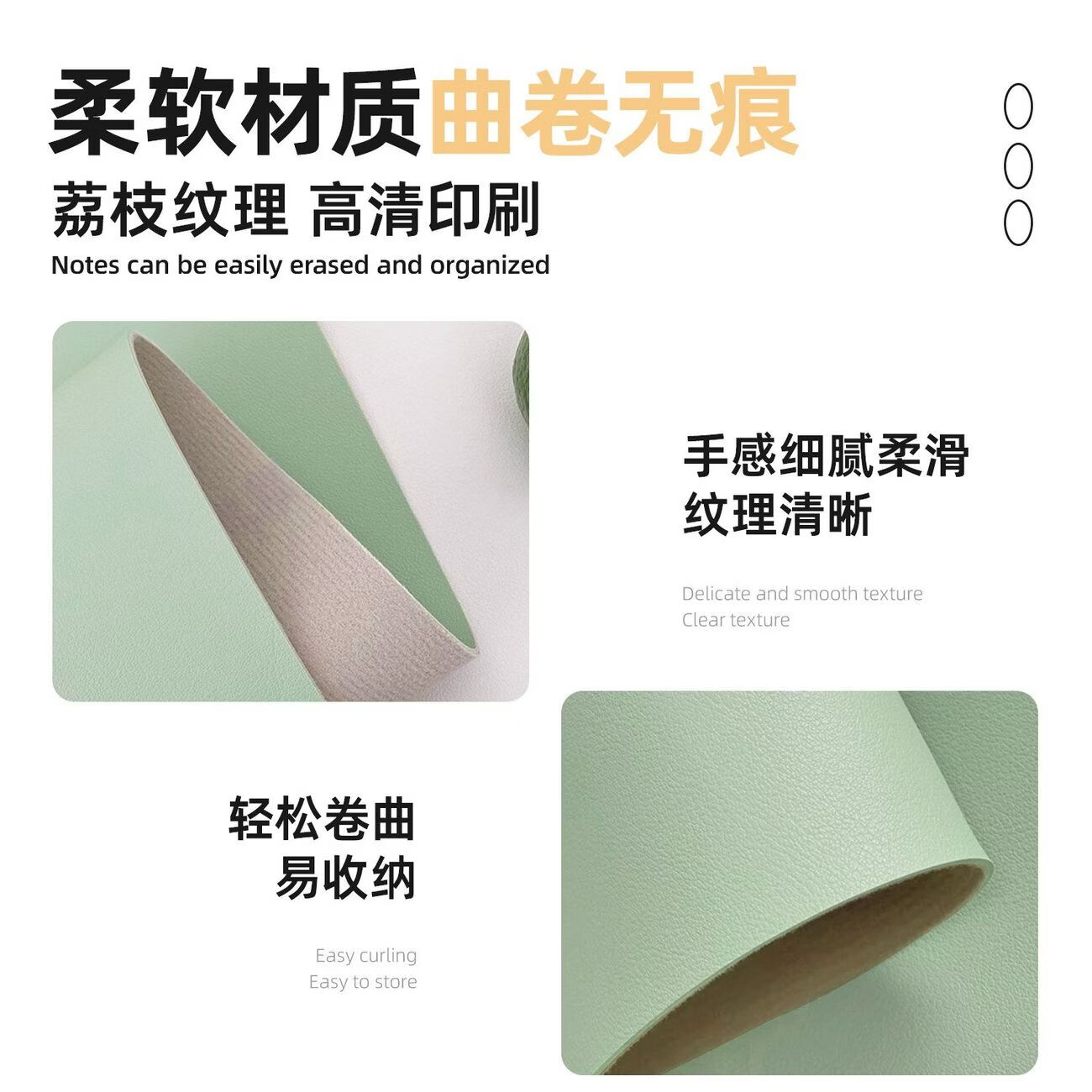 卡熙格桌垫书桌垫学生儿童学习桌专用桌面保护垫子办公室写字台课桌桌布 可可蛋奶【漫反射护眼设计】 80*130cm【母婴级环保无味】
