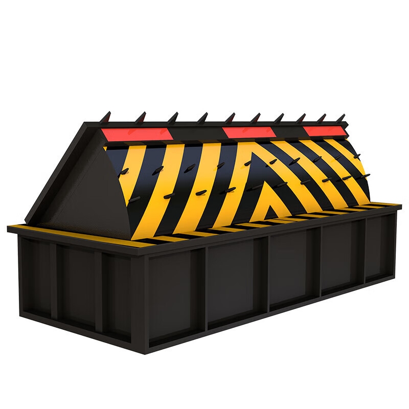 智达 翻板路障机全自动液压升降重型防撞带刺阻车器 4m