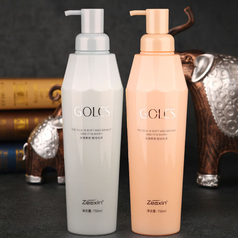 SHXI至信悦丝淘米水修护精华霜洗发水套装护发顺滑护发素正牌理发店 柔顺蓬松洗护套装(750MLX2瓶)