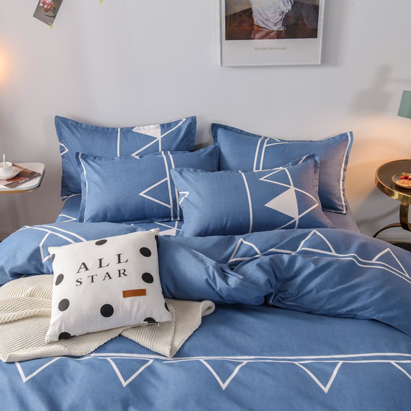 多兰诗(Duolanshi)春秋磨毛四件套 斜纹印花卡通套件被套床单宿舍四季床上四件套 洛特 1.2米 床单款 /被套150*200 三件套