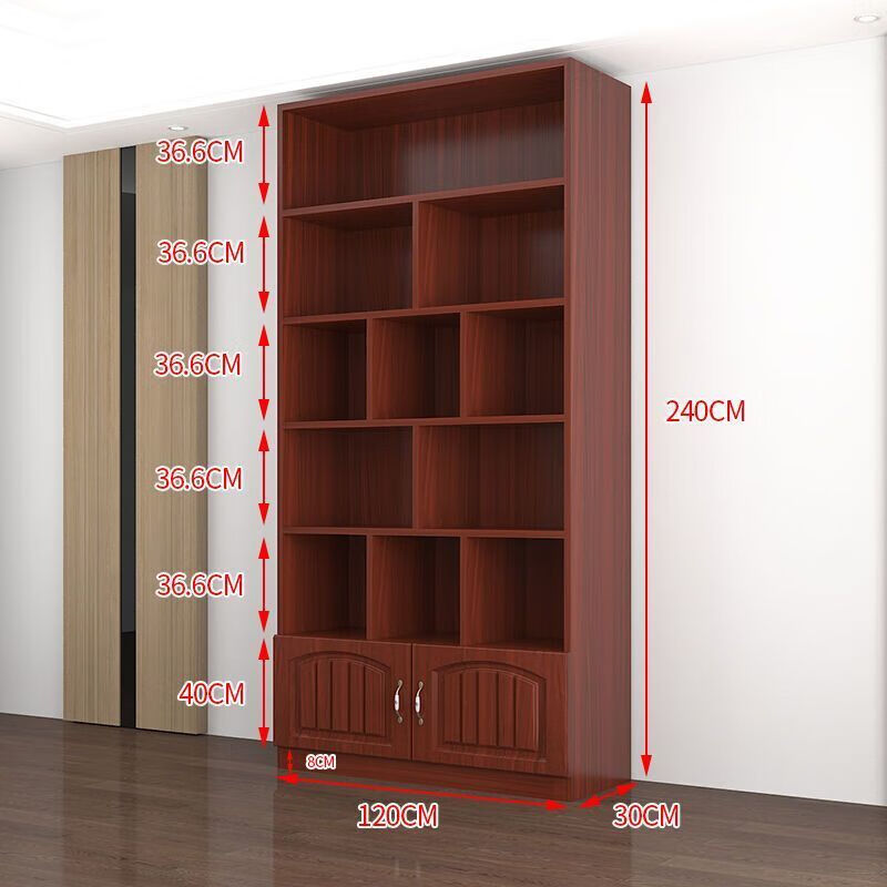 谭木思 红酒柜展示柜客厅隔断展示架酒架茶叶家用酒柜落地柜陈列烟柜货柜 现货120长30宽2.4米高