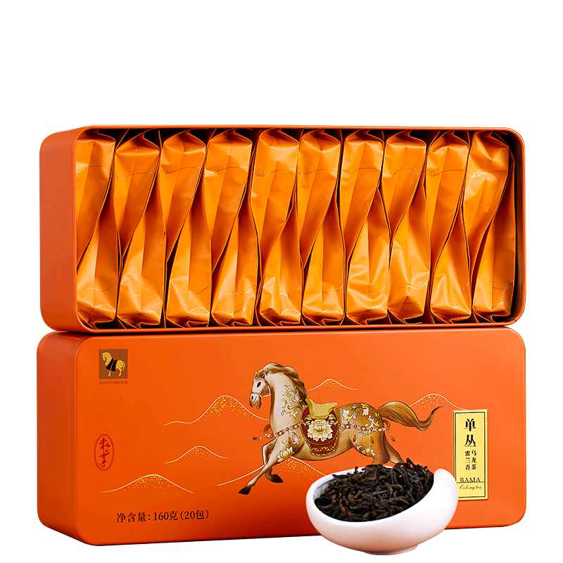 bamatea 八马茶业 潮州单丛 蜜兰香 单枞 乌龙茶 广东特产 茶叶自己喝 盒装160g