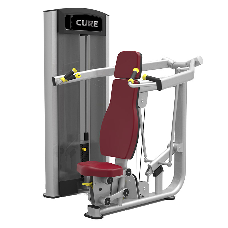 cure 坐式推肩训练器(双轨)c01a 健身房专用企业团购