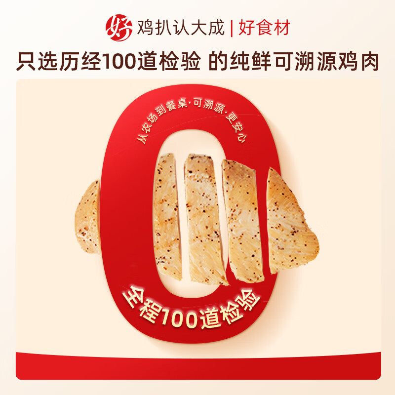 大成香煎鸡排早餐半成品鸡胸肉空气炸锅食材速食鸡排烧烤三明治鸡肉扒 (10片)蜜汁黑椒360g*2【福布斯中国年度影响力产品】