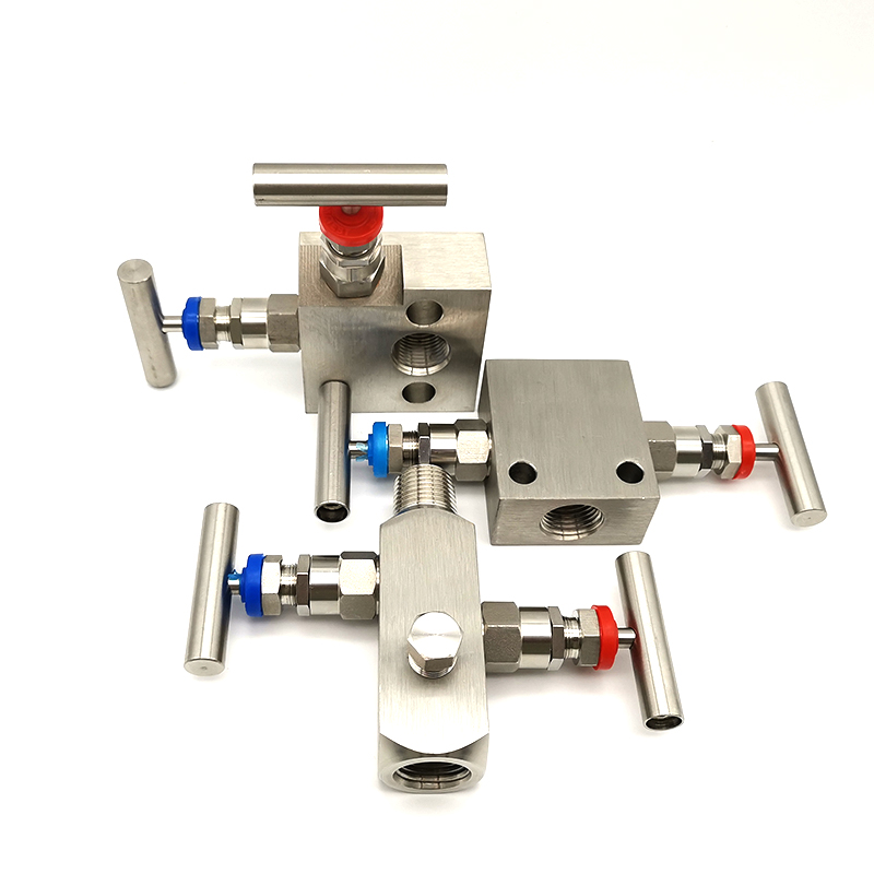 诚信工不锈钢二阀组ef-3一体化二阀组压力表变送器二阀组内外螺纹双阀