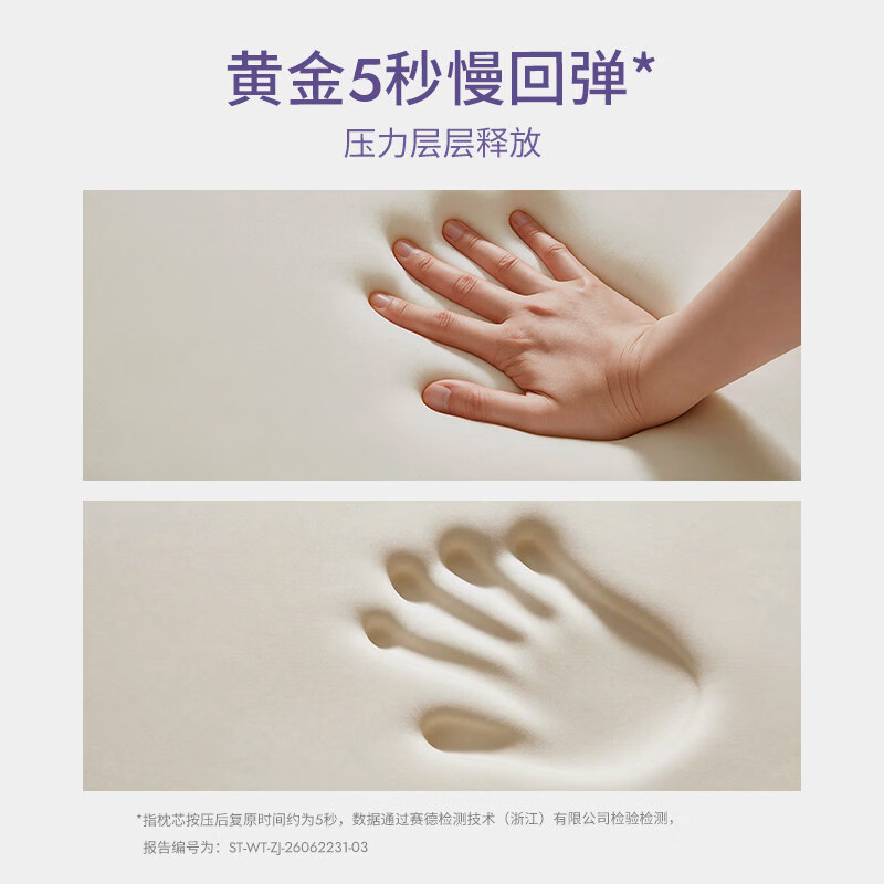华住会M3记忆枕PLUS慢回弹高支撑力护颈助眠全季酒店官方枕头枕芯 10cm|M3记忆枕PLUS(三芯承托|适合55-75kg) A类 单只