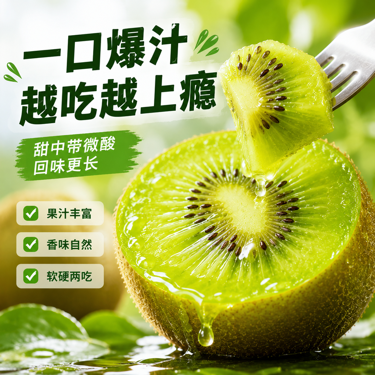 陕西翠香猕猴桃新鲜送礼首选水果 陕西翠香-5斤礼盒精品装(单果90~110g)