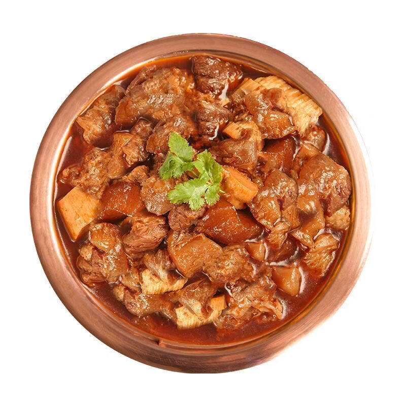 黄牛边角肉筋头巴脑牛筋牛蹄筋牛腩熟食批发火锅板筋网红食品新鲜 正宗筋头巴脑250g*6袋