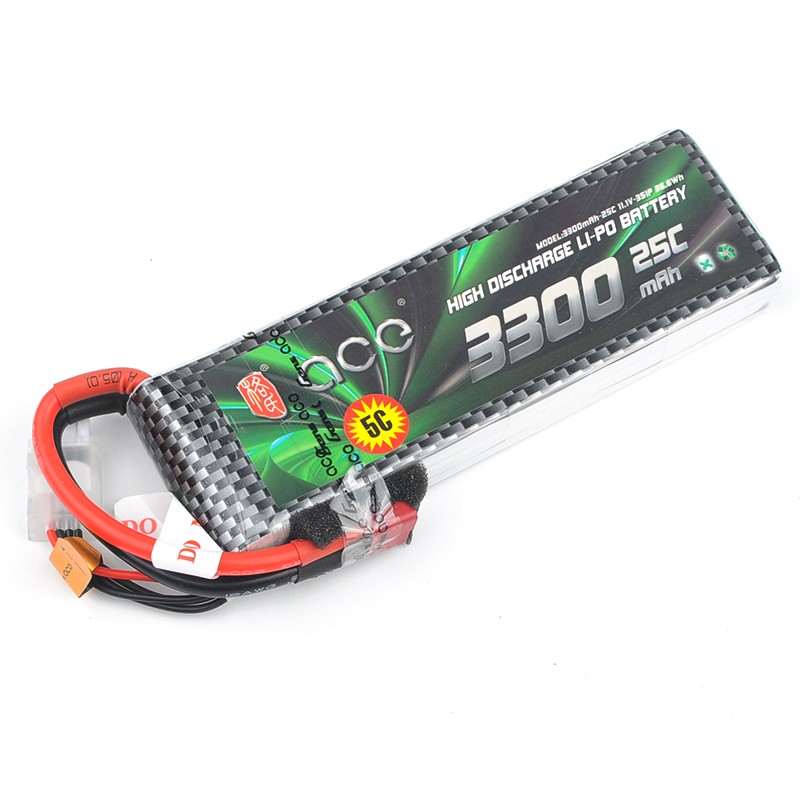 格氏ace 5200mAh 2S 7.4V 3S 11.1V  青训版RC遥控车模船模锂电池 3S 11.1V 3300MAH T插头