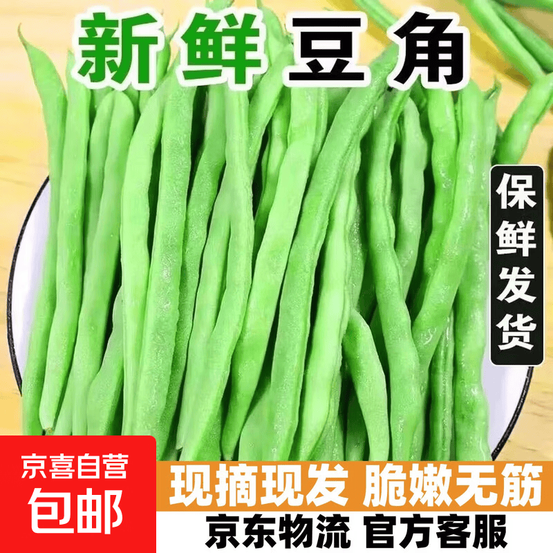 【高山菜】新鲜四季豆当季时令蔬菜现摘豆青豆角产地批发包邮发货 带箱5斤【精选装】
