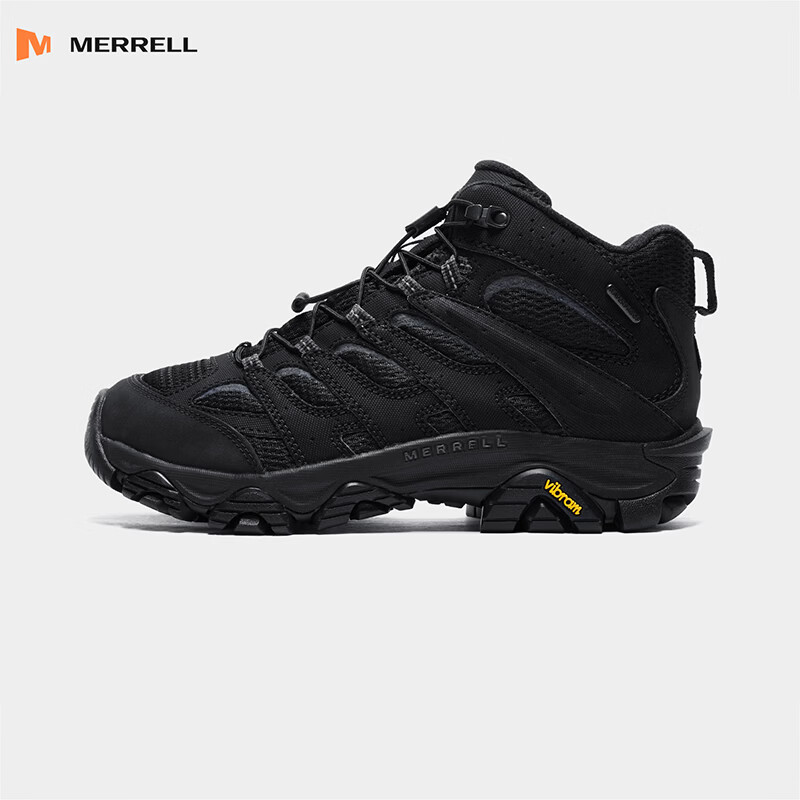 迈乐（Merrell）运动户外MOAB 3 SYN ICE MID WP 中帮防水保暖登山徒步鞋V底防滑 J00005433W黑色 43