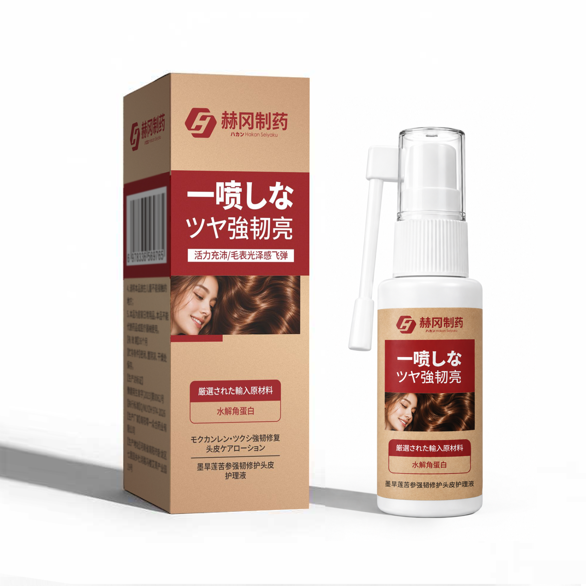 陇野墨旱莲苦参强韧修护头皮泽护理液A03 4瓶优惠装 30ml/瓶