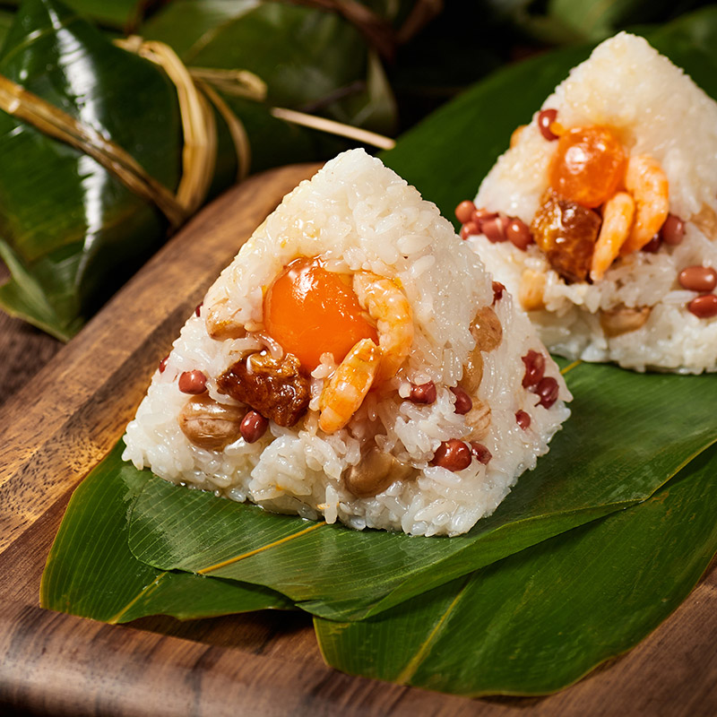 粽子   端午节日裹蒸豆沙双蛋黄肉粽团购定制 粽享端午800克【8粽4