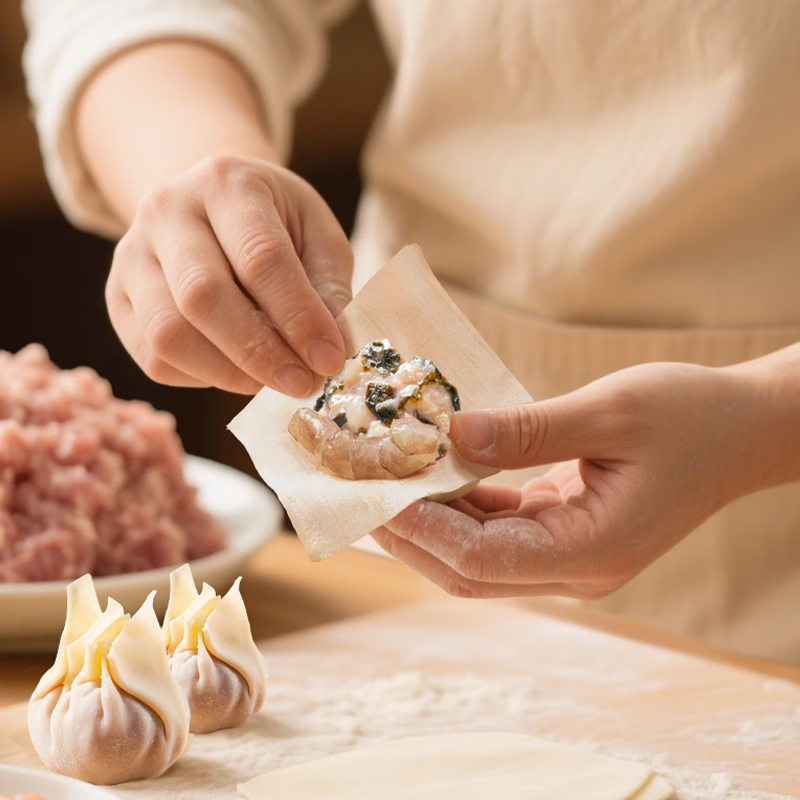 粤饺皇虾仁三拼云吞拼盘 紫菜韭菜玉米猪肉大云吞 馄饨手工速冻早餐宵夜 全家福组合 (三拼虾仁+瑶柱鲜虾+甜玉米+猪肉 各2包)