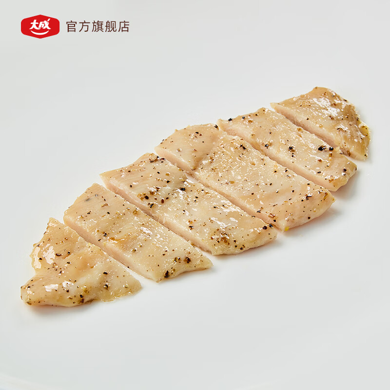 大成香煎鸡排早餐半成品鸡胸肉空气炸锅食材速食鸡排烧烤三明治鸡肉扒 (10片)蜜汁黑椒360g*2【福布斯中国年度影响力产品】