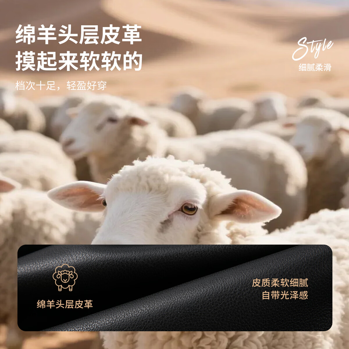 才子(TRIES)头层绵羊皮男士机车皮衣立领修身真皮夹克哑光细腻皮质轻奢外套 黑色 L (170/88A)