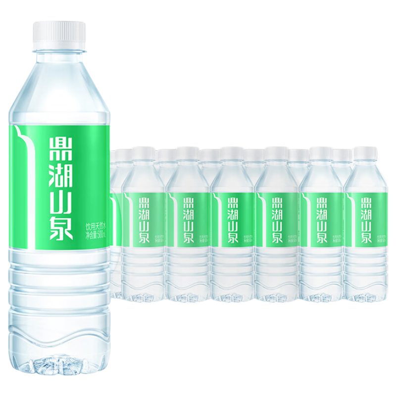 鼎湖山泉饮用天然水 500ML/瓶 含矿物质 瓶装水 口感清甜 24瓶