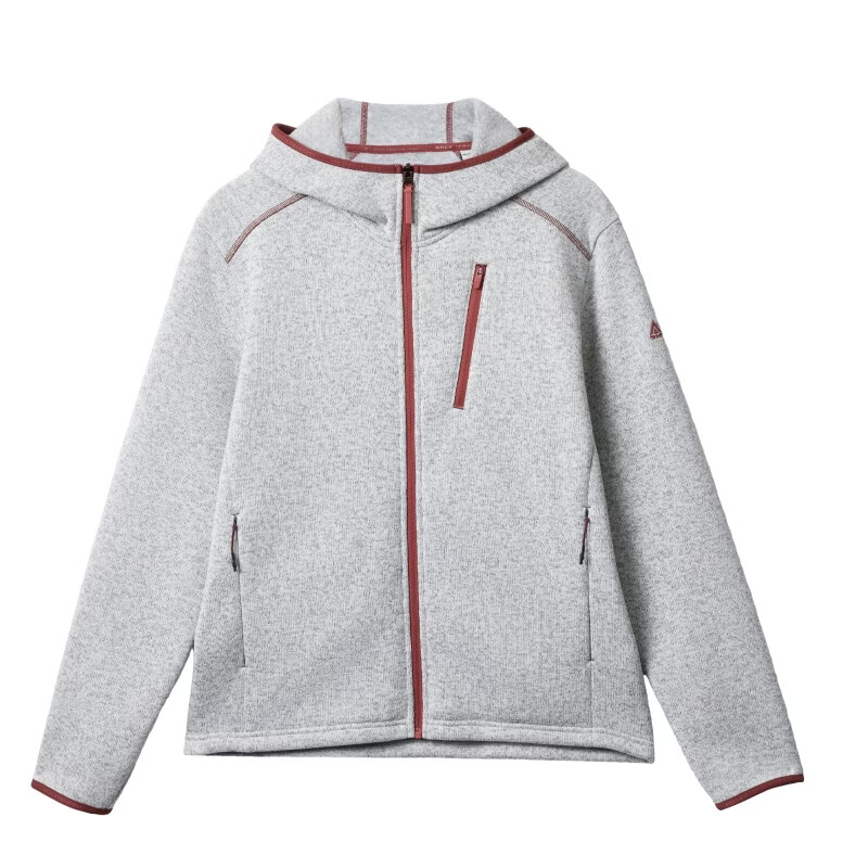 杰克·琼斯(JACK&JONES)【AT风展自在动系列】男士卫衣外套2026年秋季新款休闲运动夹克 A43蒸汽灰 L (180)