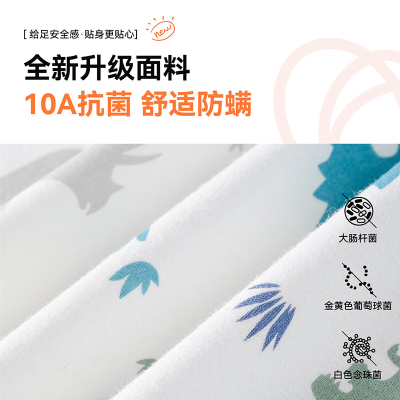 棉花堂(cottontown)【抗菌透气】棉花堂儿童内衣套装秋衣秋裤棉毛衫秋冬男女童中大童 小狗满印 160