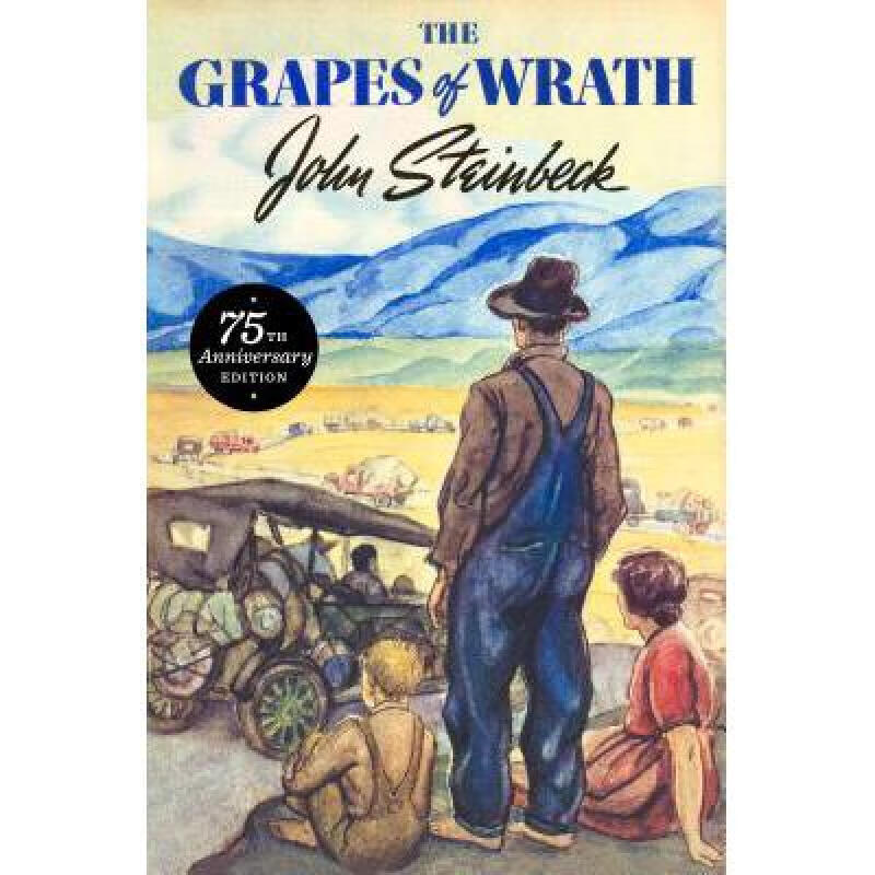 the grapes of wrath: 75th anniversary edition 英文原版 普利策奖