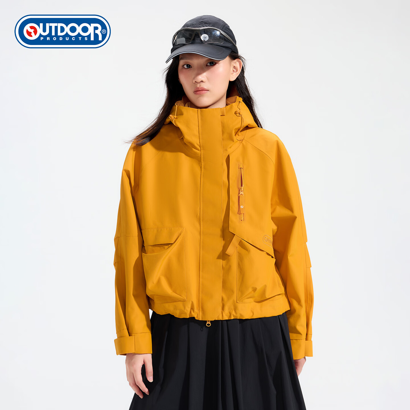 OUTDOOR PRODUCTS女士秋季新款户外休闲防泼水登山夹克外套OFWT632310 向日葵色 S