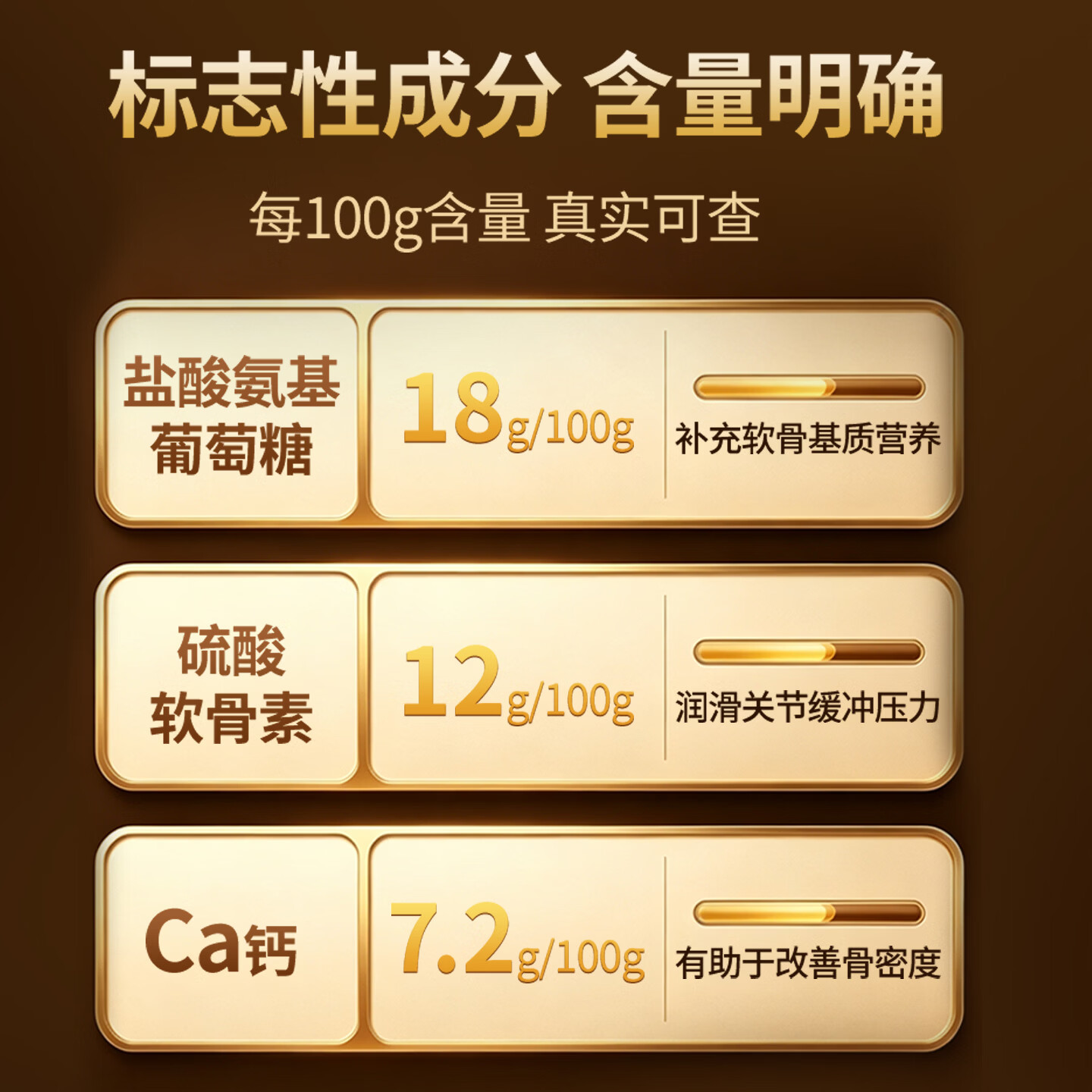 中科禾健牌氨糖软骨素钙片中老年专研护关节送长辈 30片