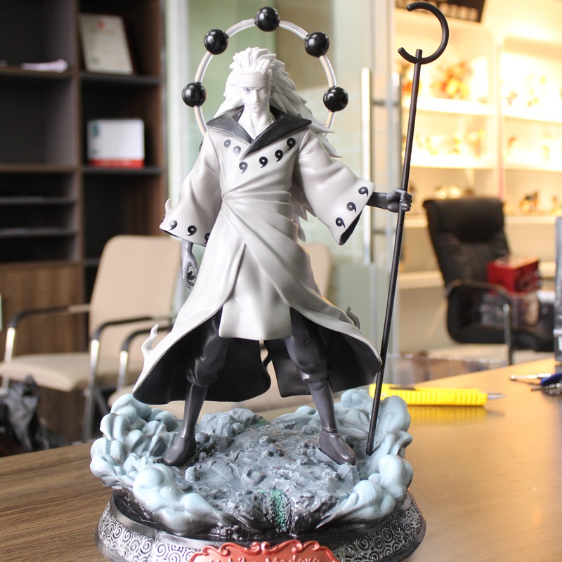 万代(bandai)火影忍者手办可换头 火影忍者 宇智波斑 六道斑模型大