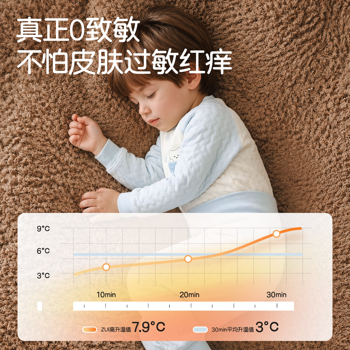 婧麒(JOYNCLEON)宝宝分体高腰套装护肚夹棉秋冬款初生婴儿秋衣秋裤对开衣服睡衣 粉色 90