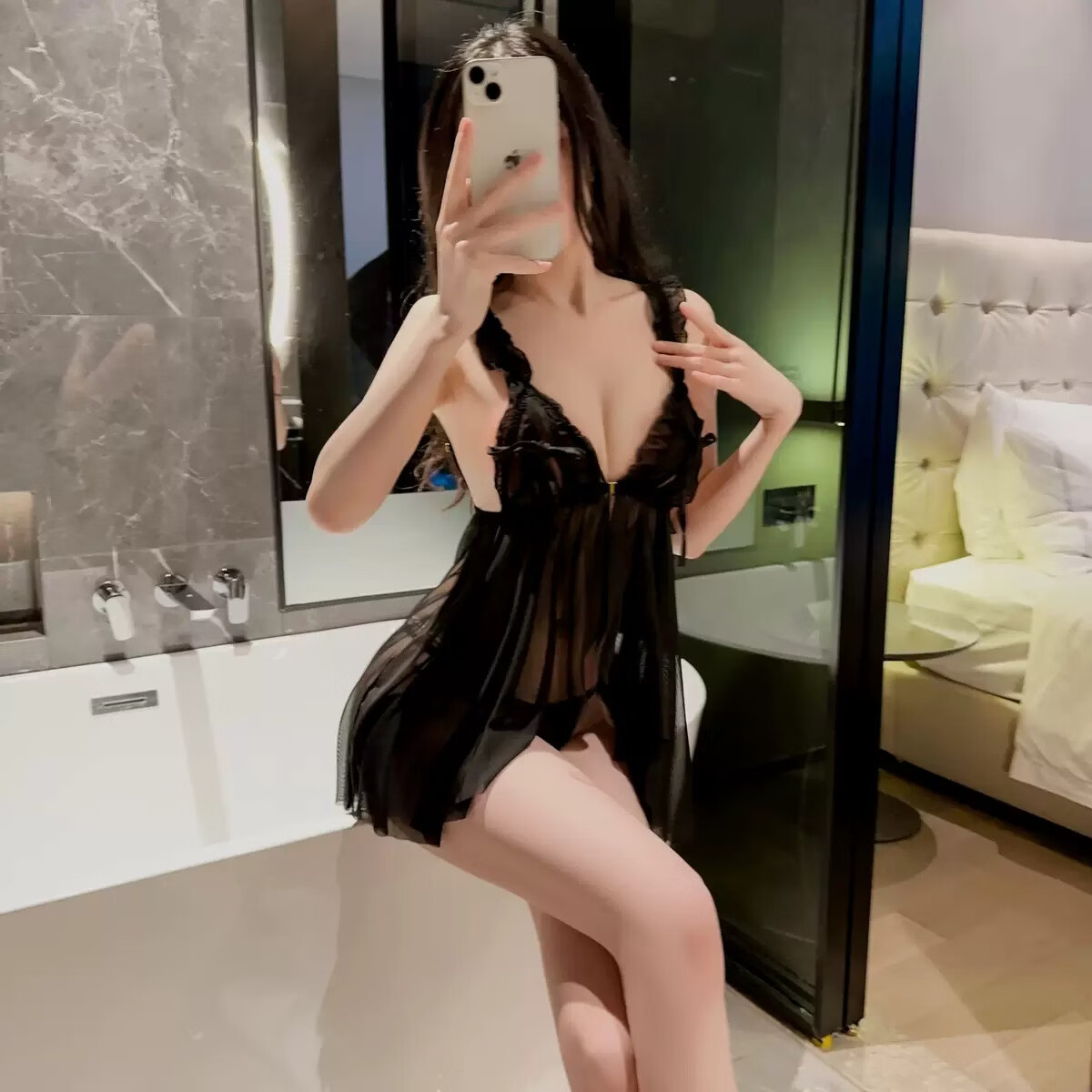 情趣性感睡衣纯欲火辣内衣诱惑情侣房事挑逗吊带睡裙 红色 XL120-150