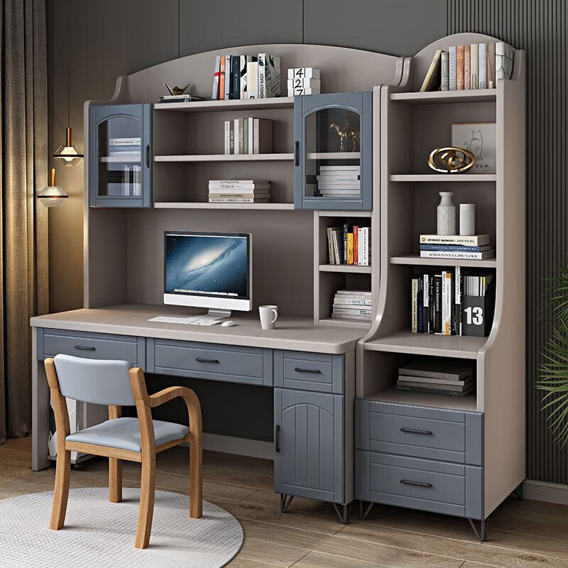 威达辰广东佛山东莞品牌电脑桌家用实木写字桌子床学习桌椅子带边柜