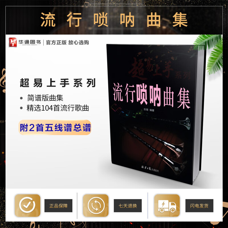 新书 易上手系列流行唢呐曲集 唢呐影视金曲民歌少儿歌曲简谱经典曲谱