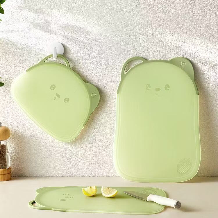列文虎克食品级菜板切水果专用塑料防霉迷你分类婴儿家用菜板宝宝辅食砧板 嘟嘟砧板1个【大号】