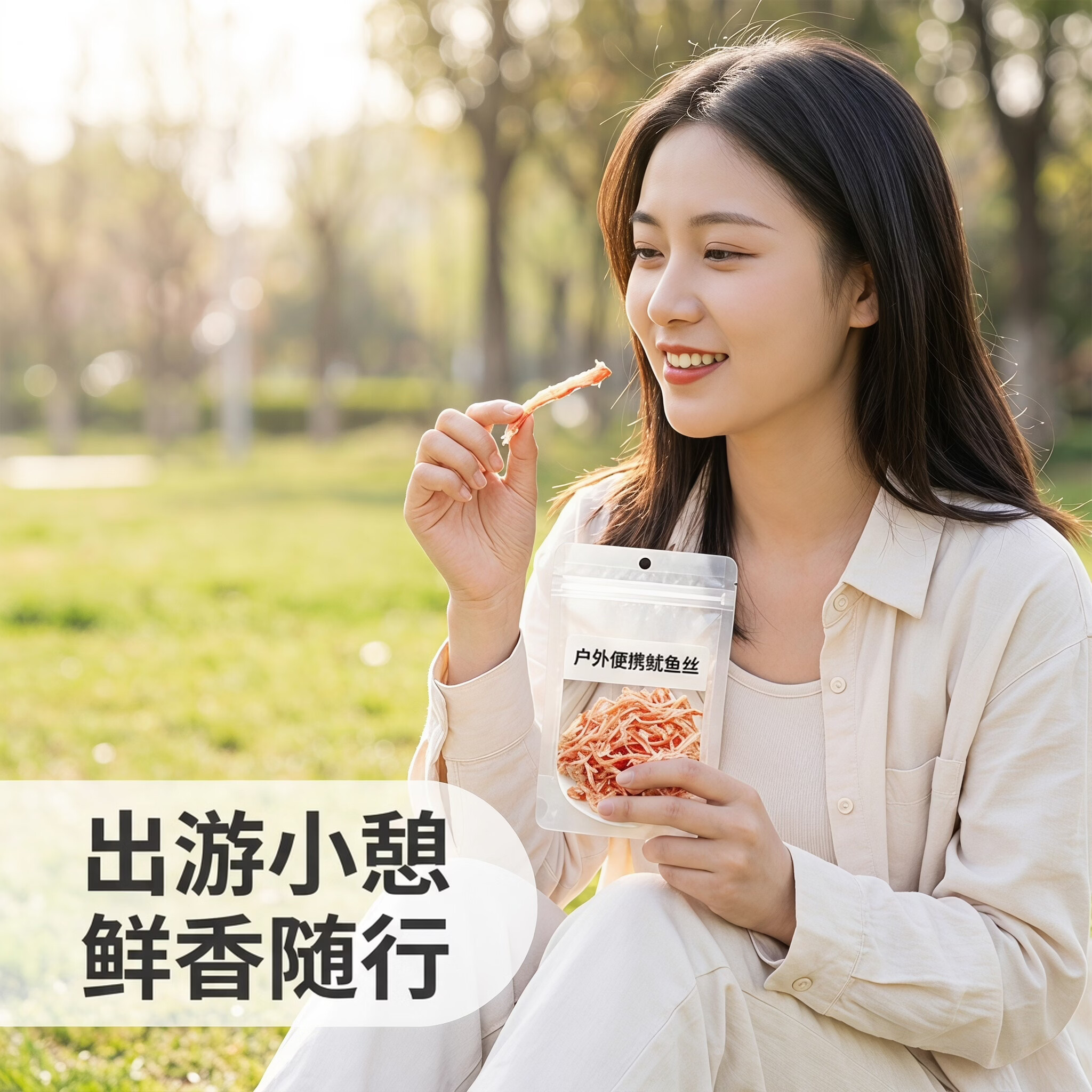 顶吉渔湛江特产鱿鱼丝手撕原味甜辣休闲零食鱿鱼干解馋即食小吃  香辣鱿鱼丝50g+原味鱿鱼丝50g （共100g）