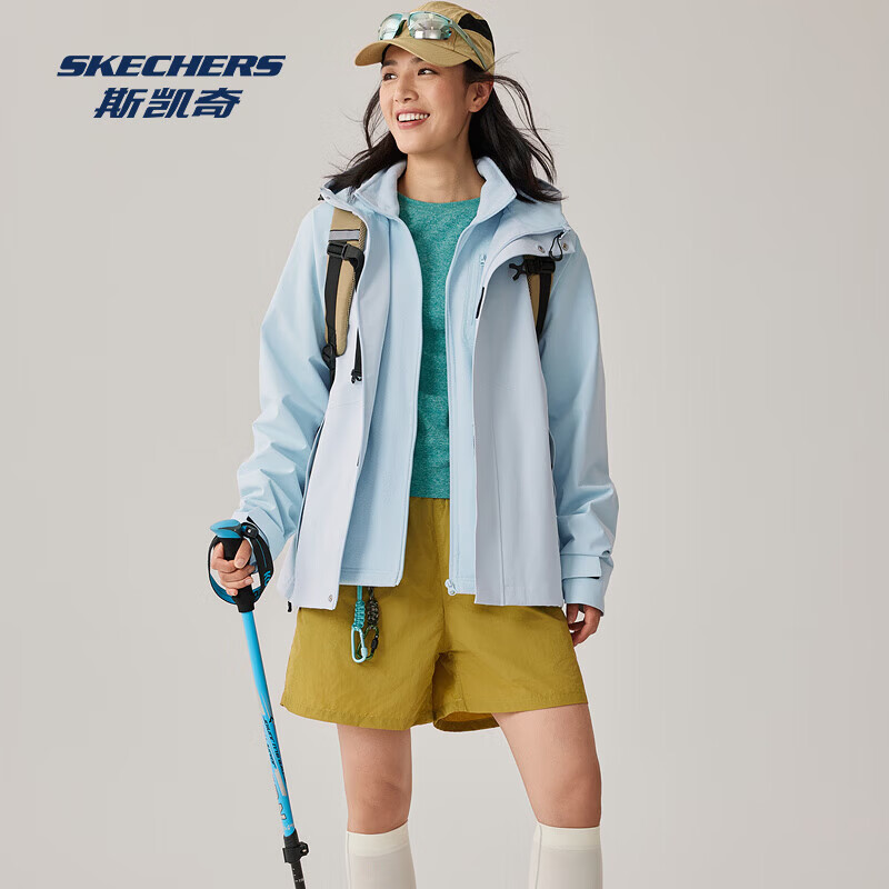 斯凯奇魔方冲锋衣 299元，斯凯奇短款三防羽绒服 279元，斯凯奇运动夹棉外套 169元 - 86线报
