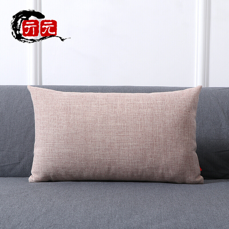 卡其色 40x40方抱枕含芯