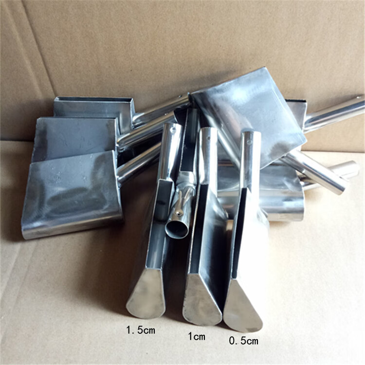 厂家直供实验室矿浆扁口取样勺5mm10mm15mm鸭嘴巴液体取样器 口宽5mm