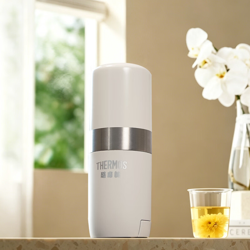 膳魔师(THERMOS)即热式便携饮水机小型家用即热烧水壶旅行免安装折叠便携电热水壶 智能触控式速热 即热型便携饮水机 即热型