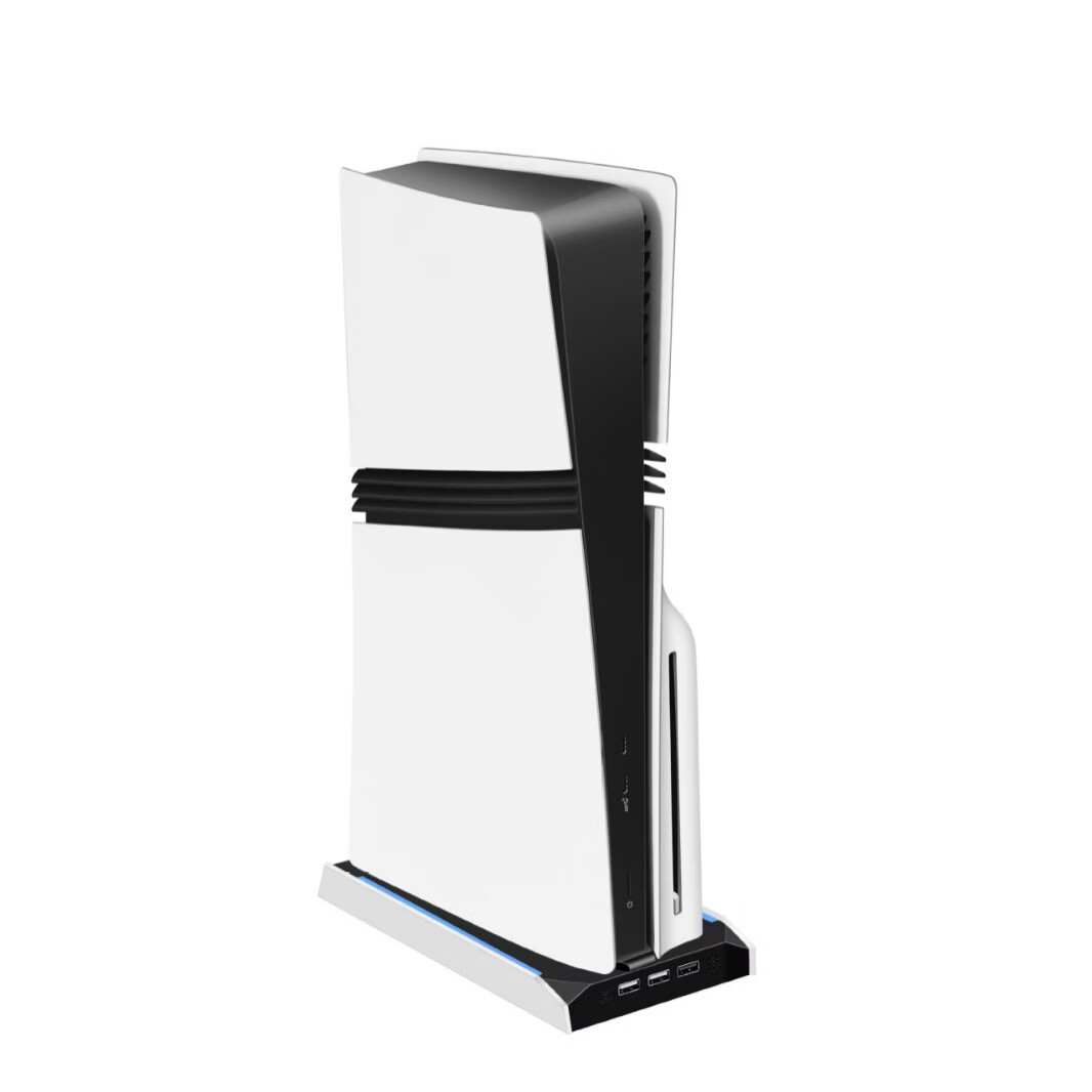 掌汇适用PS5SLIMPRO主机通用RGB散热底座直立支架P5散热风扇游戏配件 PS5/SLIM/PRO三款主机用散热底座
