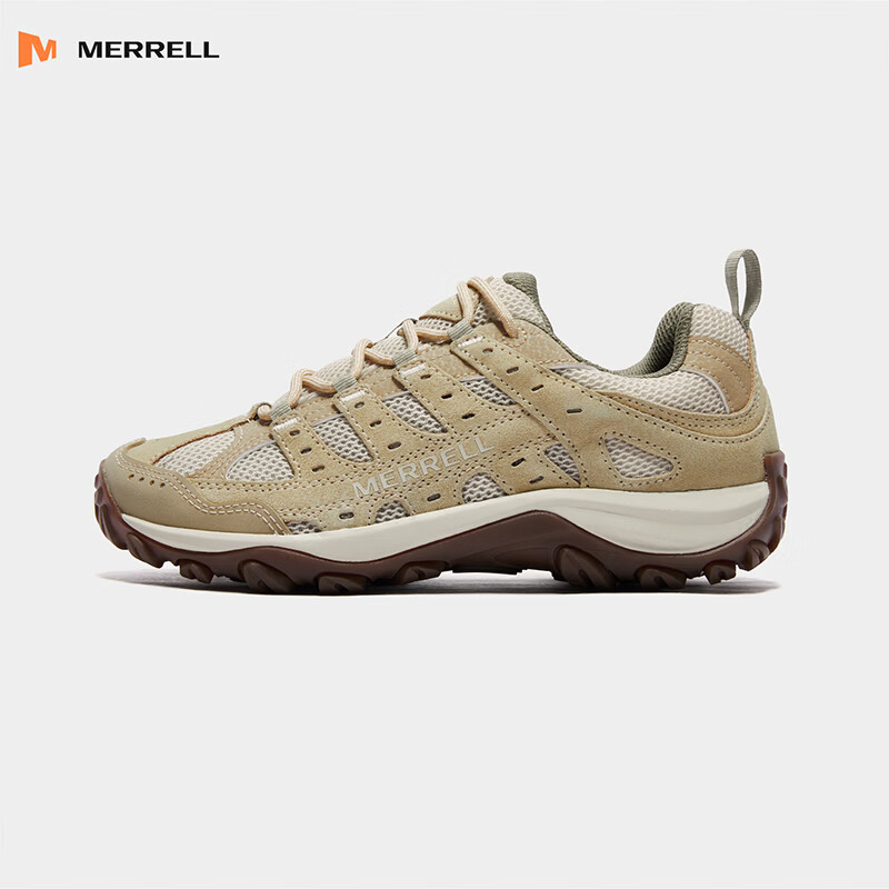 迈乐（Merrell）运动户外AC4透气徒步鞋男鞋女鞋防滑耐磨抓地运动登山鞋户外鞋 奶茶色J00005248（女款） 上新 38